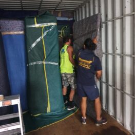 Interstate Removal Containers Being Loaded