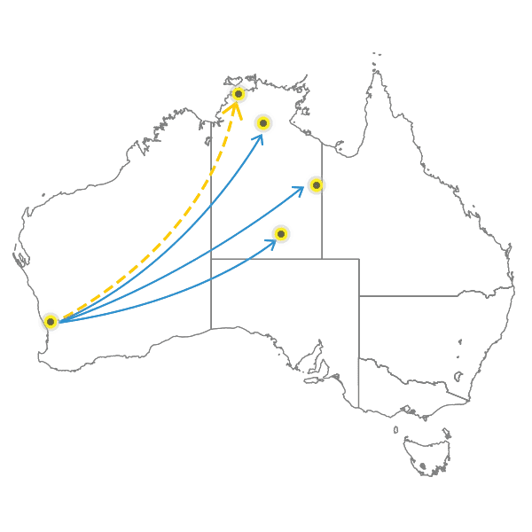 Perth - Darwin