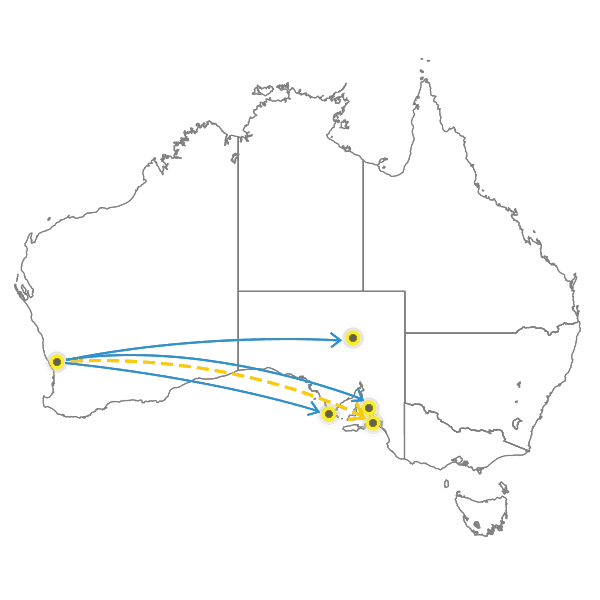 Perth - Adelaide