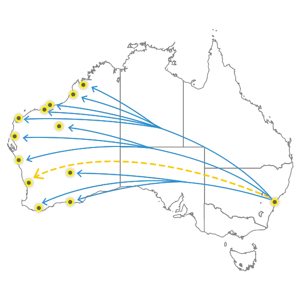Sydney - Perth