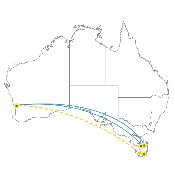 Perth - Tasmania